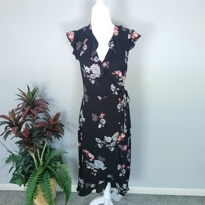 Papermoon Floral Wrap Dress